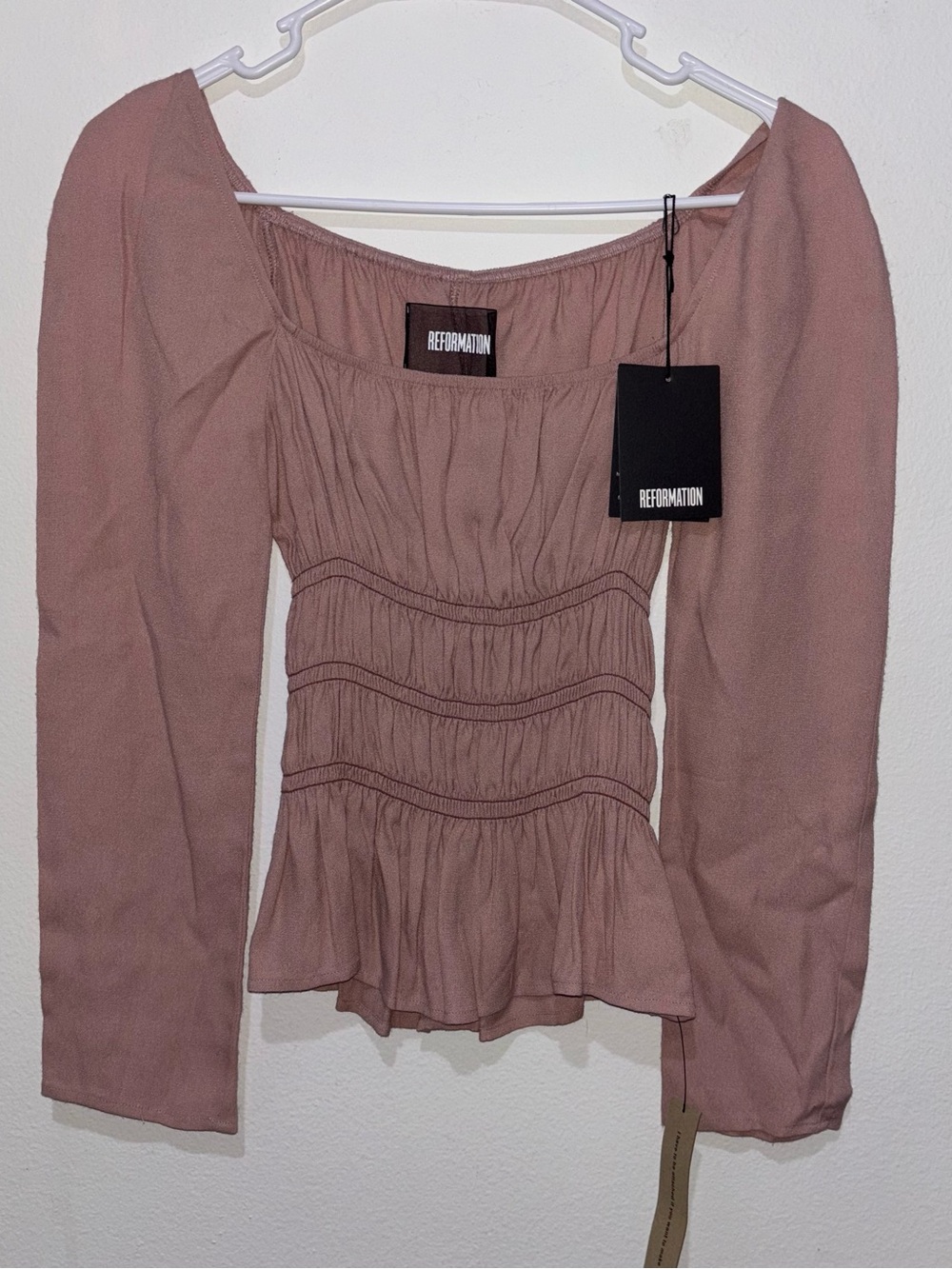 NWT Reformation Laurent Top Size Small